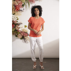 RENUAR RENUAR PULL ON ELASTIC HEM PANT BLANC