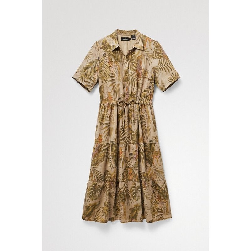 DESIGUAL DESIGUAL ROBE AGORA BEIGE/CAMO