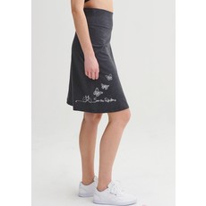 MESSAGE JUPE IMMORTELLE CHARCOAL