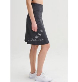 MESSAGE JUPE IMMORTELLE CHARCOAL