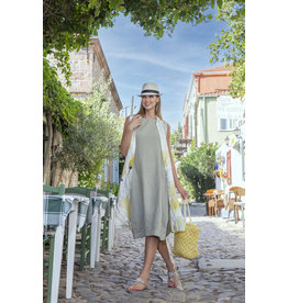 DOLCEZZA ROBE CHEMISIER LIN TABLEAU LANIE LORETH