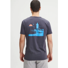 OOM OOM T+AC0-SHIRT HOMME PADDLE BORD DRIFTER GRIS