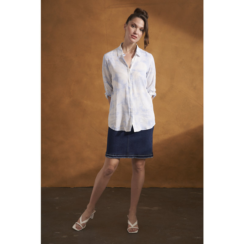 RENUAR RENUAR CHEMISIER NUAGE