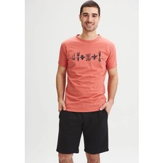 OOM OOM TSHIRT HOMME JARDIN DE VIE SAUMON