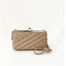 CARACOL CARACOL POCHETTE 2 EN 1 MULTI COMPARTIMENTS TAUPE 7077/TPE