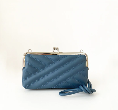 CARACOL POCHETTE 2 EN 1 MULTI COMPARTIMENTS BLEU