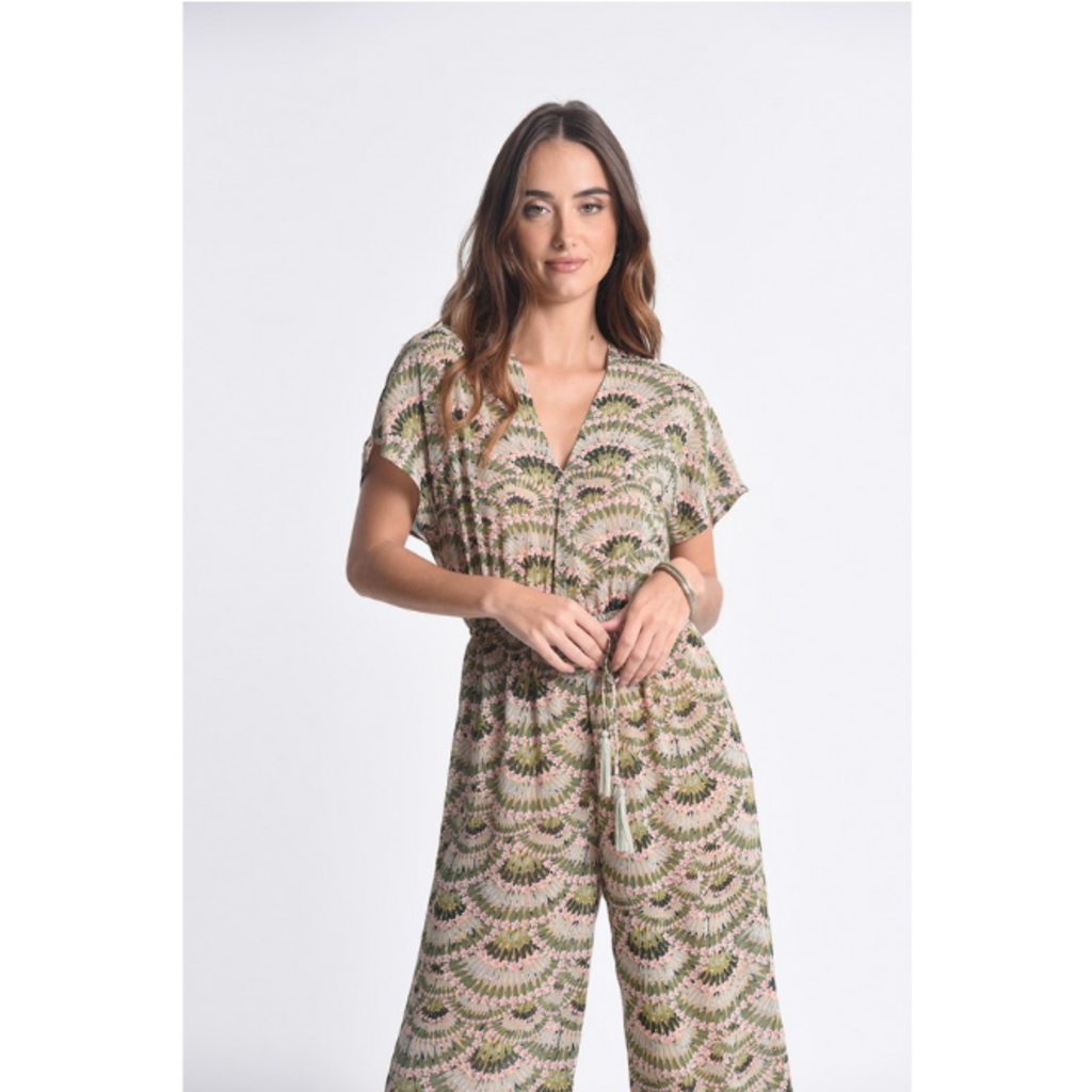 MOLLY BRACKEN MOLLY BRACKEN JUMPSUIT PAPEETE KAKI