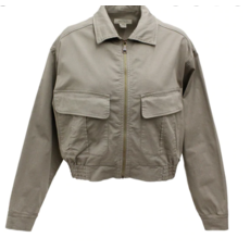 ASTRID ASTRID LEAVING ON A JET PLANE JACKET TAUPE