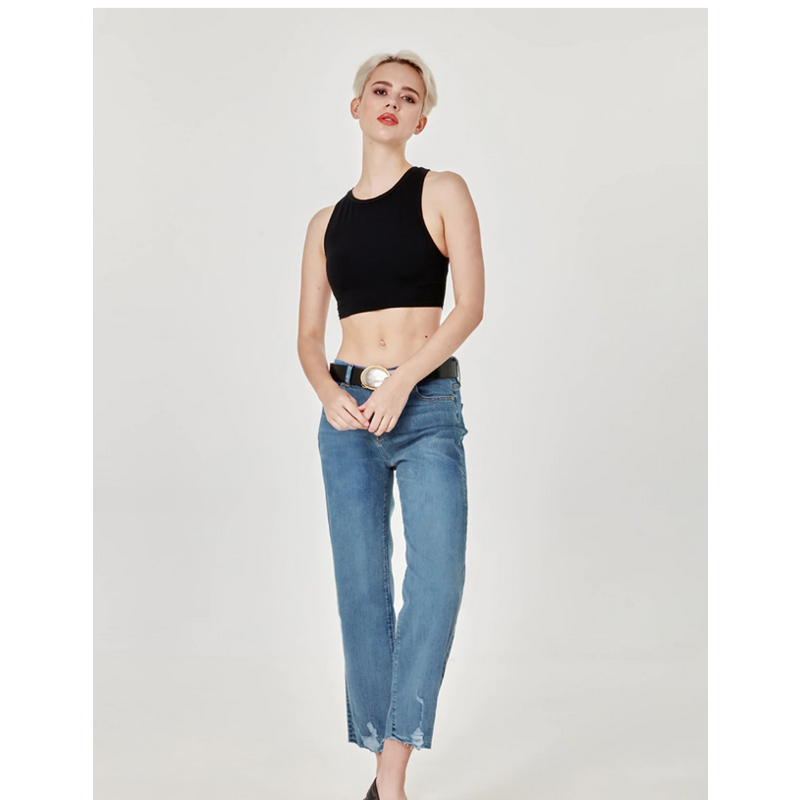 LOLA JEANS LOLA JEANS DEVON VINTAGE DEGRADE BLEU