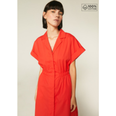 COMPANIA FANTASTICA COMPANIA FANTASTICA ROBE CHEMISIER ROUGE TOMATE