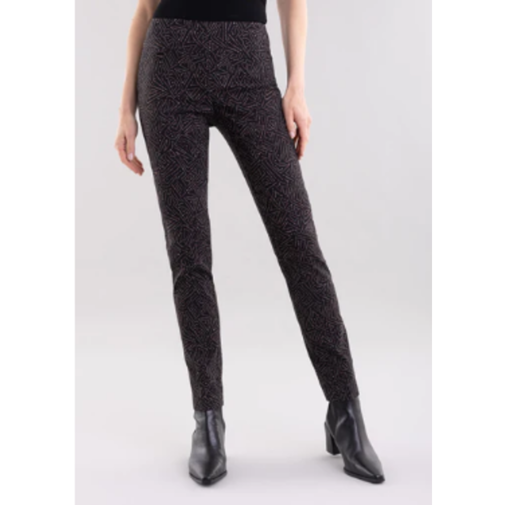 LISETTE CECELIA DOT 31'' SLIM PANT NOIR