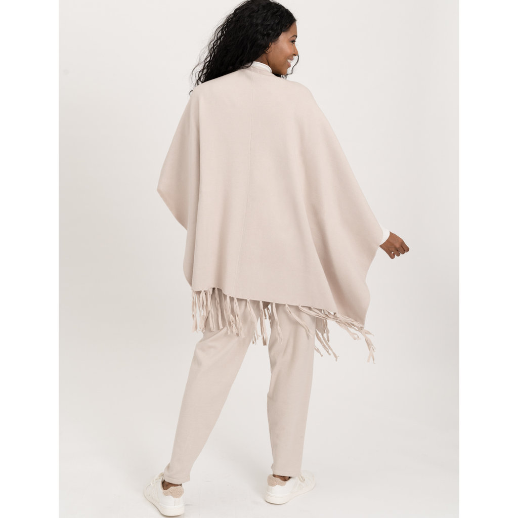 RENUAR LADIES KNIT CAPE HBISCO - Boutique Nomade