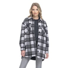 RAGWEAR RAGWEAR MANTEAU IGGUA CARREAUX DARK GREY