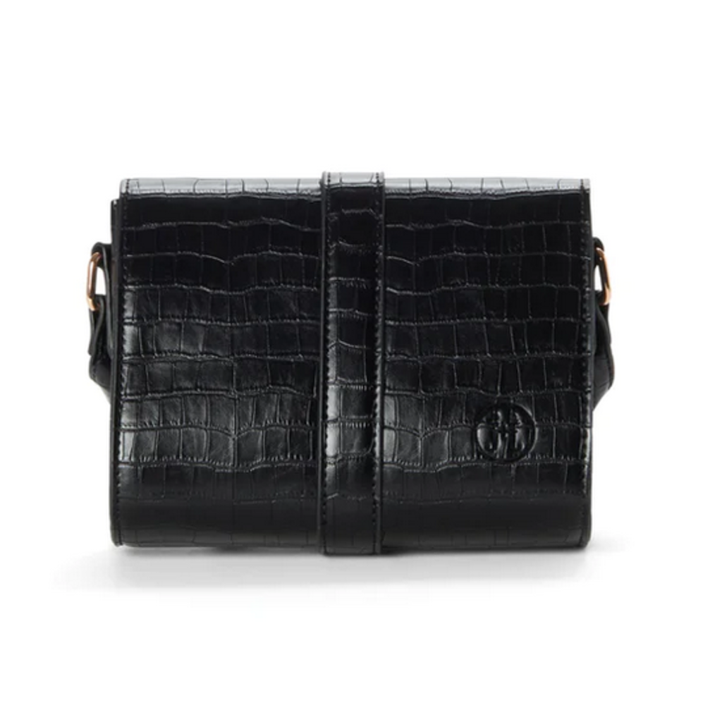 JEANE AND JAX JEANE AND JAX SAC LINDSAY CROCO NOIR