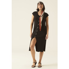 GARCIA GARCIA ROBE LONG SANS MANCHE NOIR