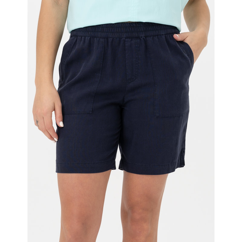 RENUAR RENUAR SHORT TENCEL INDIGO