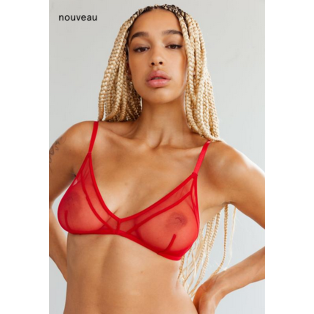 BLUSH BLUSH BRACIERE CELESTE UNLINED UNDERWIRE ROUGE