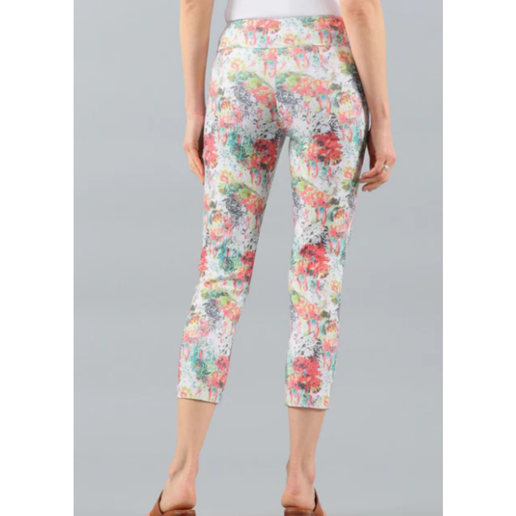 LISETTE THINNY CROP 25'' FLAMINGA PRINT MULTI TONE