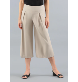 LISETTE KATHRYNE FABRIC 24'' CROPPED PALAZZO STONE