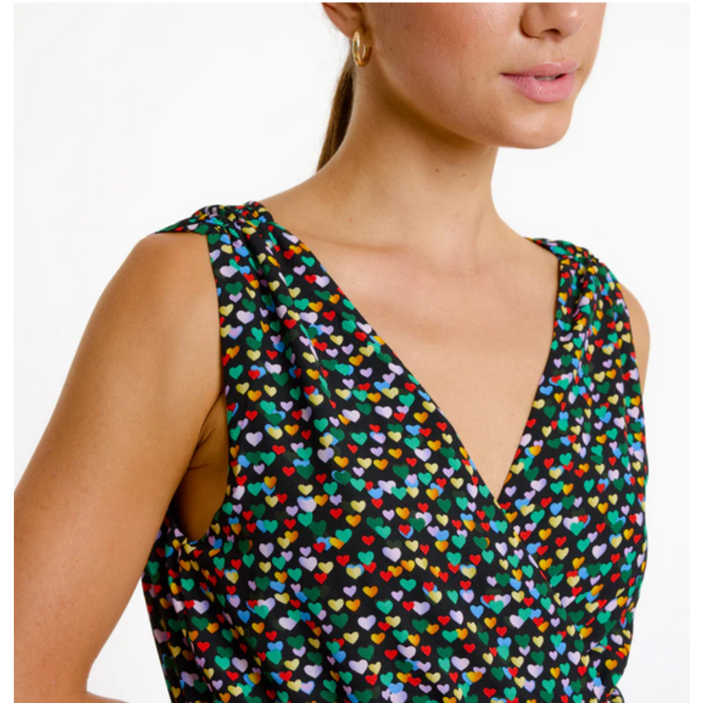 ARTLOVE ROBE LAURIANE NOIR A COEUR