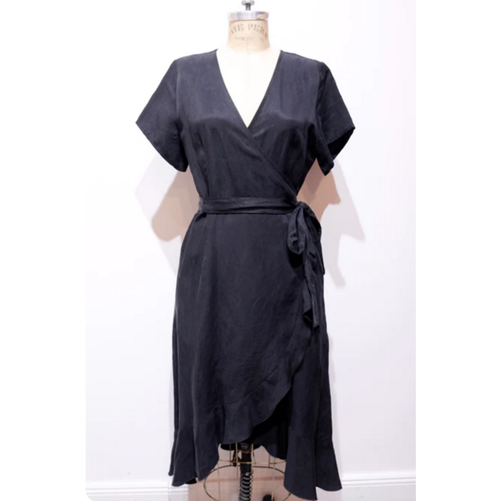 MARIGOLD MARIGOLD ROBE LAILA NOIR