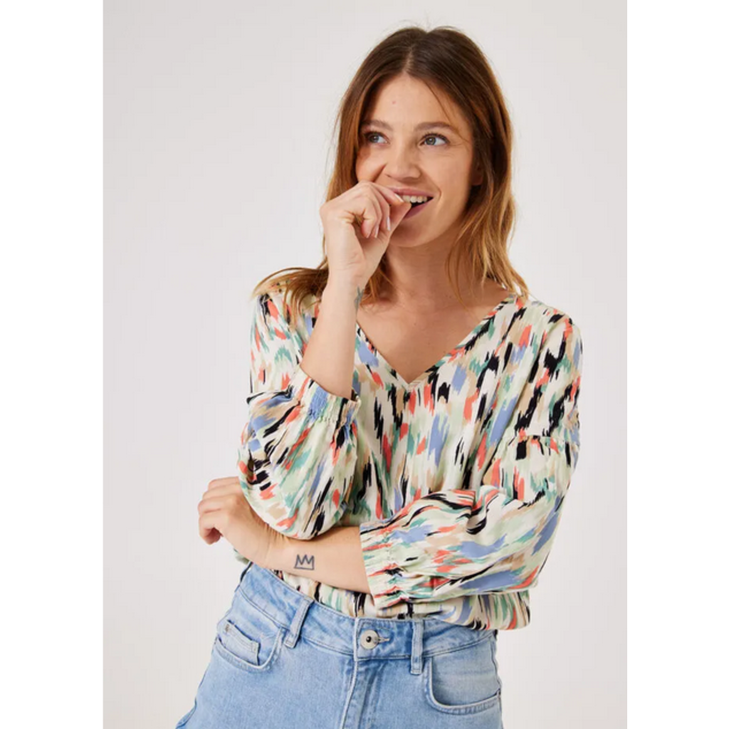 GARCIA GARCIA BLOUSE MOUCHETEE MULTI