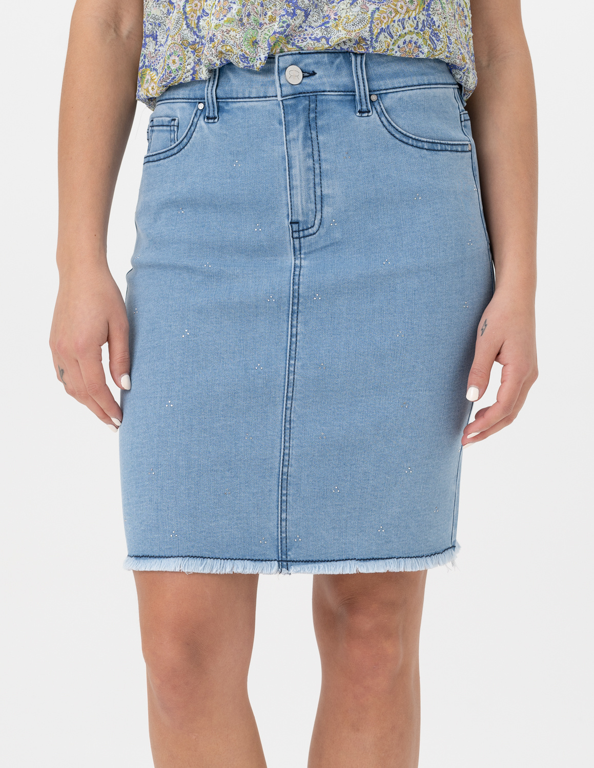 Jupe Jean Brut MCPLANET Taille 36 FR Neuve Avec étiquettes - Trompette