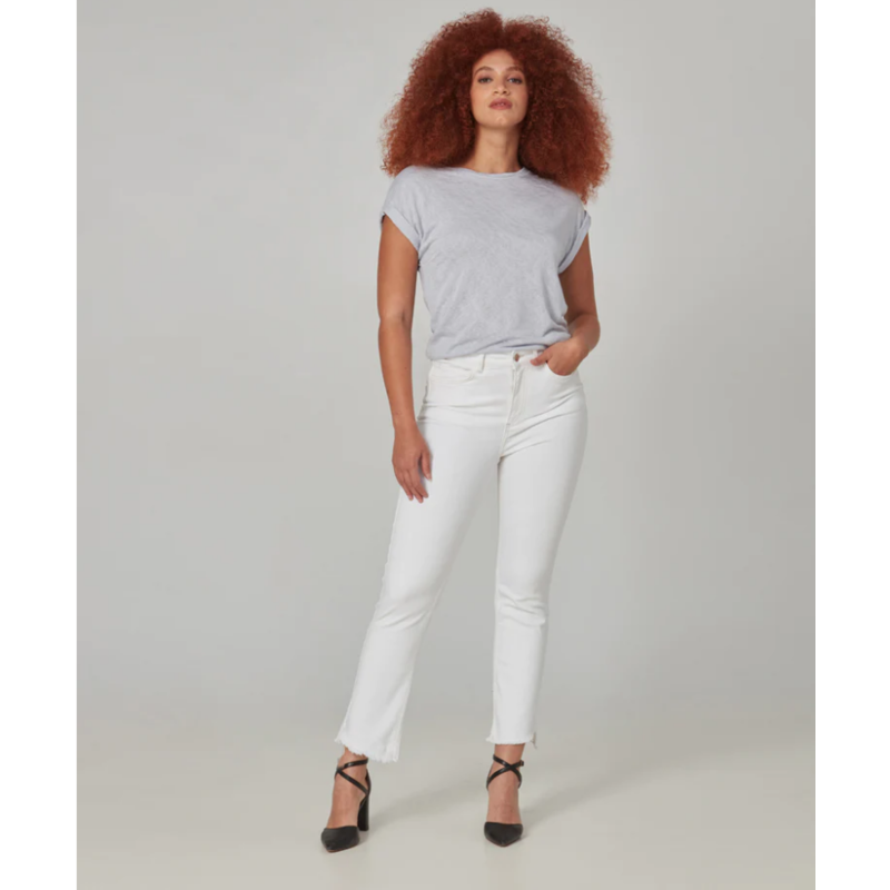 LOLA JEANS LOLA JEANS HIGH RISE SLIM KATE WHITE