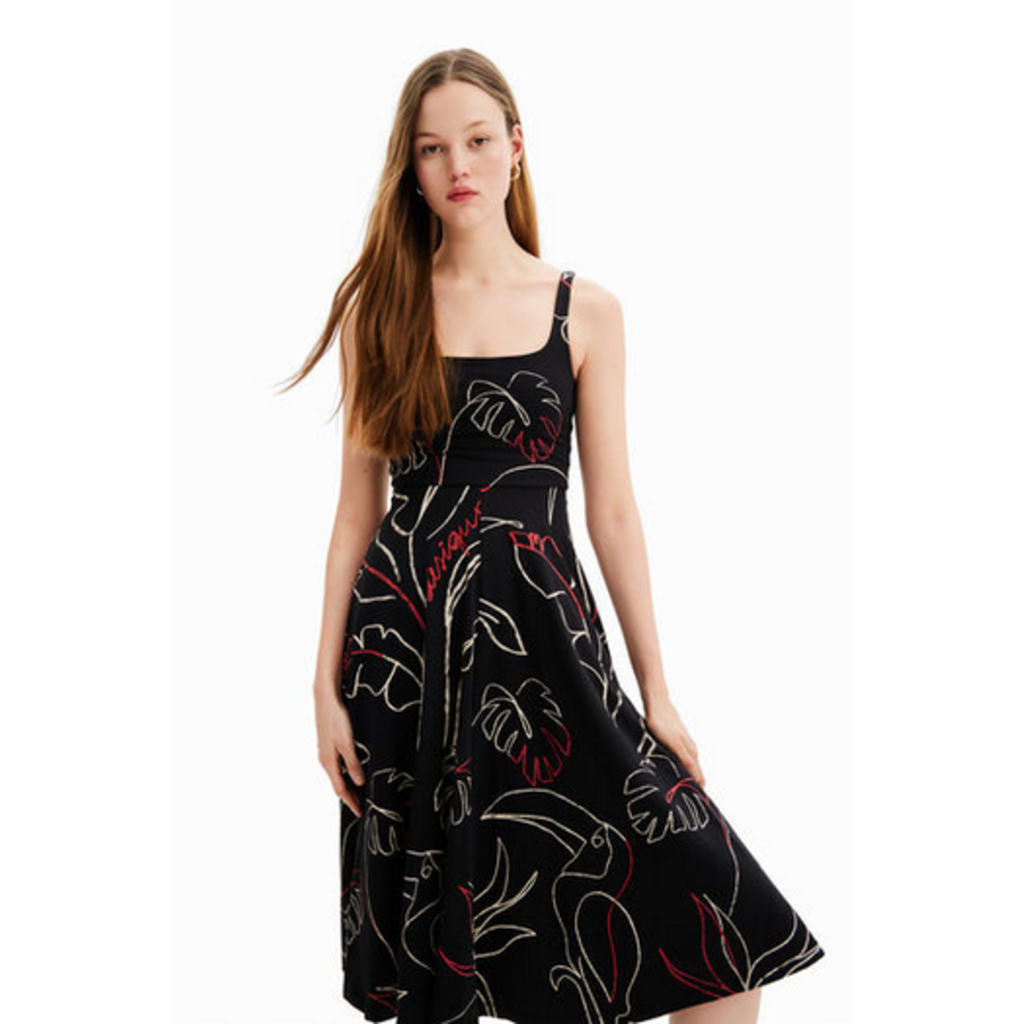 DESIGUAL DESIGUAL ROBE CAMBRIDGE NOIR