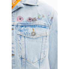 DESIGUAL DESIGUAL SOHO VESTE COURTE EN JEANS FLEURS