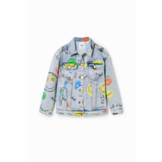 DESIGUAL DESIGUAL JACKET JEANS SMILEY