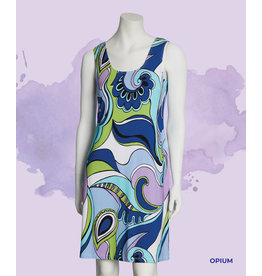 LUC FONTAINE ROBE OPIUM MAUVE