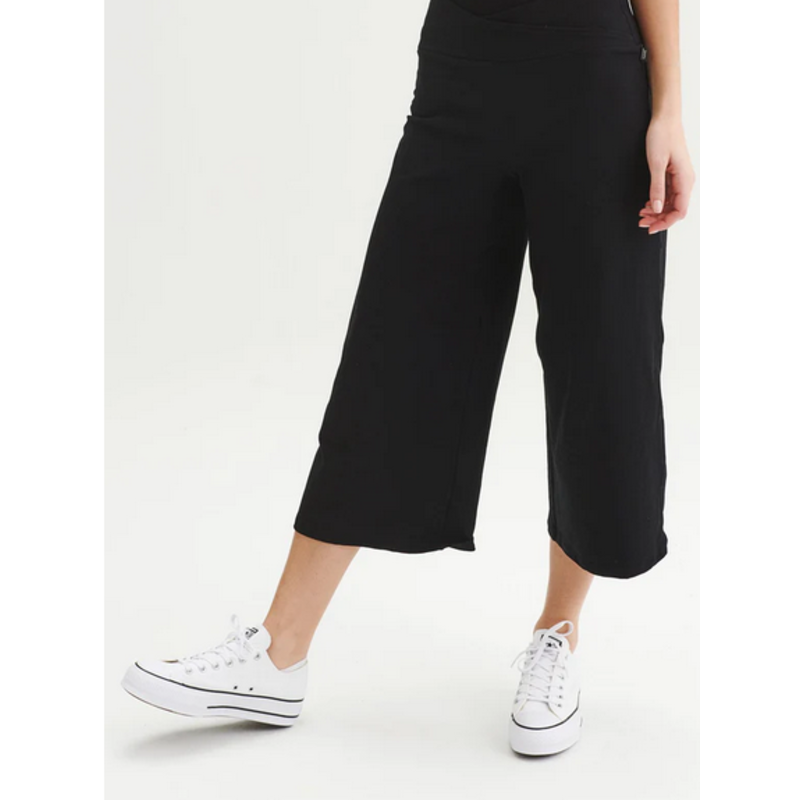 MESSAGE FACTORY MESSAGE PANTALON CAPRI CALLA NOIR