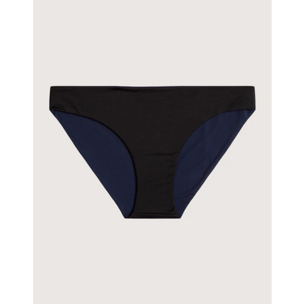 CARVE DESIGNS CARVE DESIGNS ST BARTH REVERSIBLE CULOTTE BLACK/NAVY