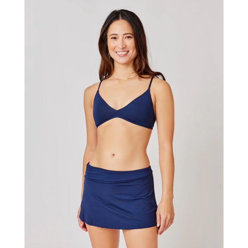 CARVE DESIGNS CARVE DESIGNS HOKU SWIM SKIRT NAVY