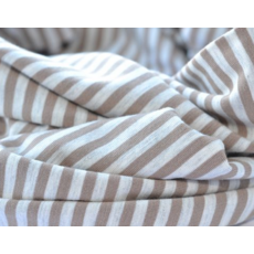 BALUCHON FOULARD INFINI LIGNE GRIS/BEIGE