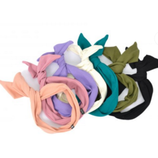 BALUCHON BANDEAUX TWIST TIGE TISSU RECYCLE KAKI