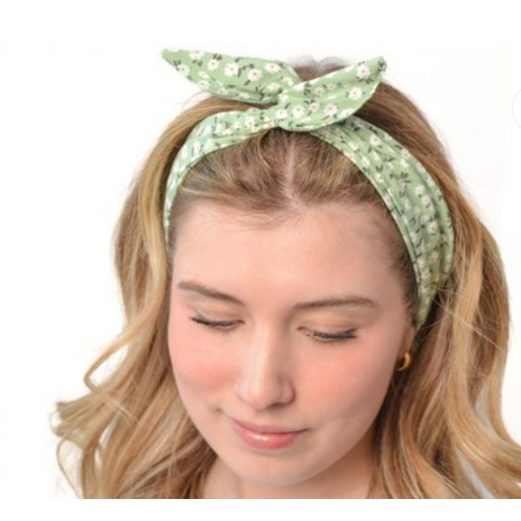 BALUCHON BANDEAUX TWIST TIGE TISSU RECYCLE ROSE