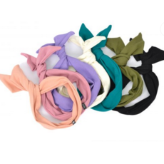 BALUCHON BANDEAUX TWIST TIGE TISSU RECYCLE ROSE