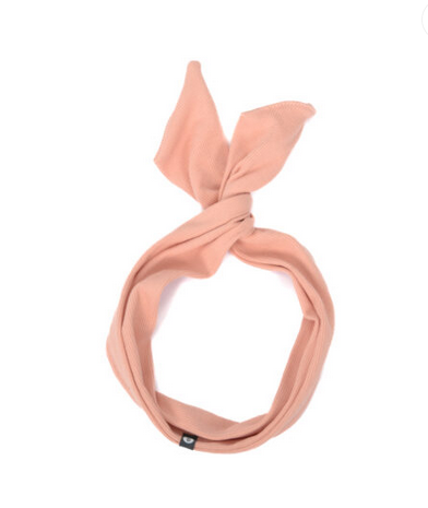 BALUCHON BANDEAUX TWIST TIGE TISSU RECYCLE ROSE