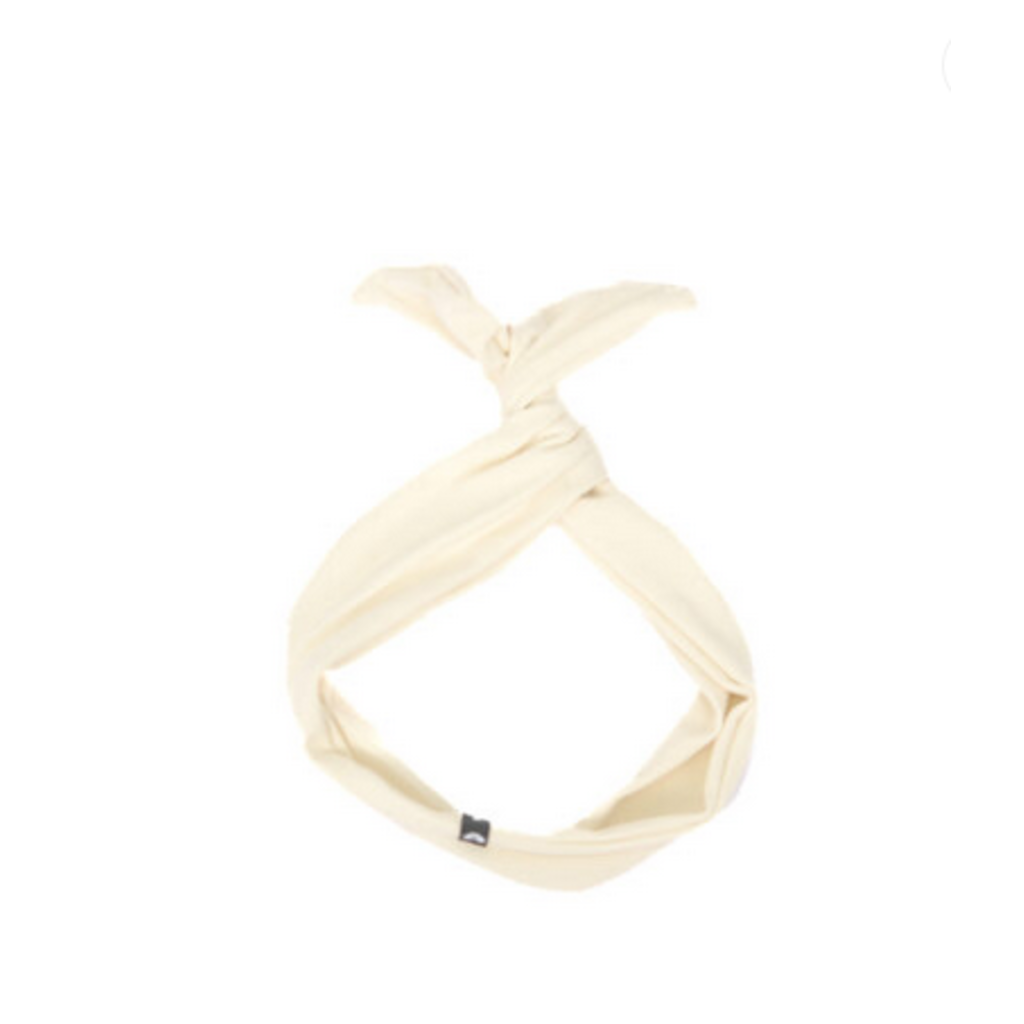 BALUCHON BANDEAUX TWIST TIGE TISSU RECYCLE IVOIRE