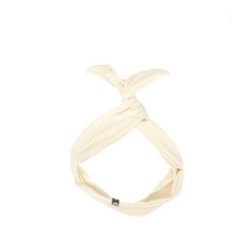 BALUCHON BANDEAUX TWIST TIGE TISSU RECYCLE IVOIRE