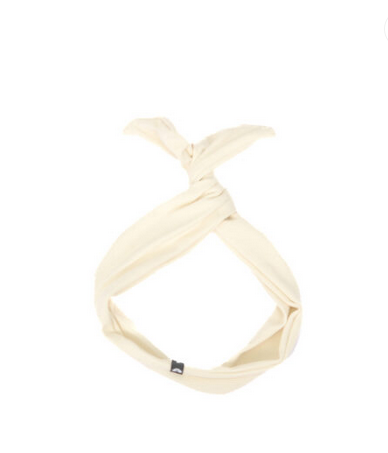 BALUCHON BANDEAUX TWIST TIGE TISSU RECYCLE IVOIRE