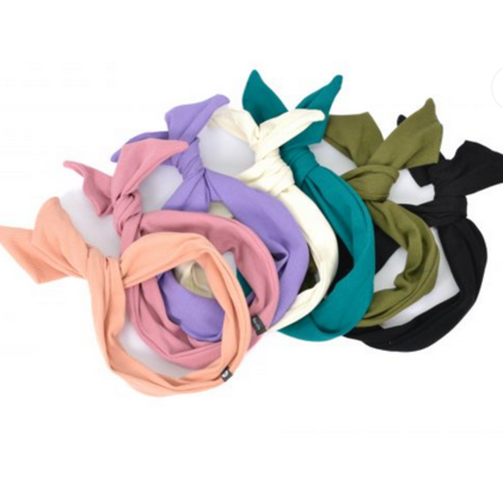 BALUCHON BANDEAUX TWIST TIGE TISSU RECYCLE IVOIRE