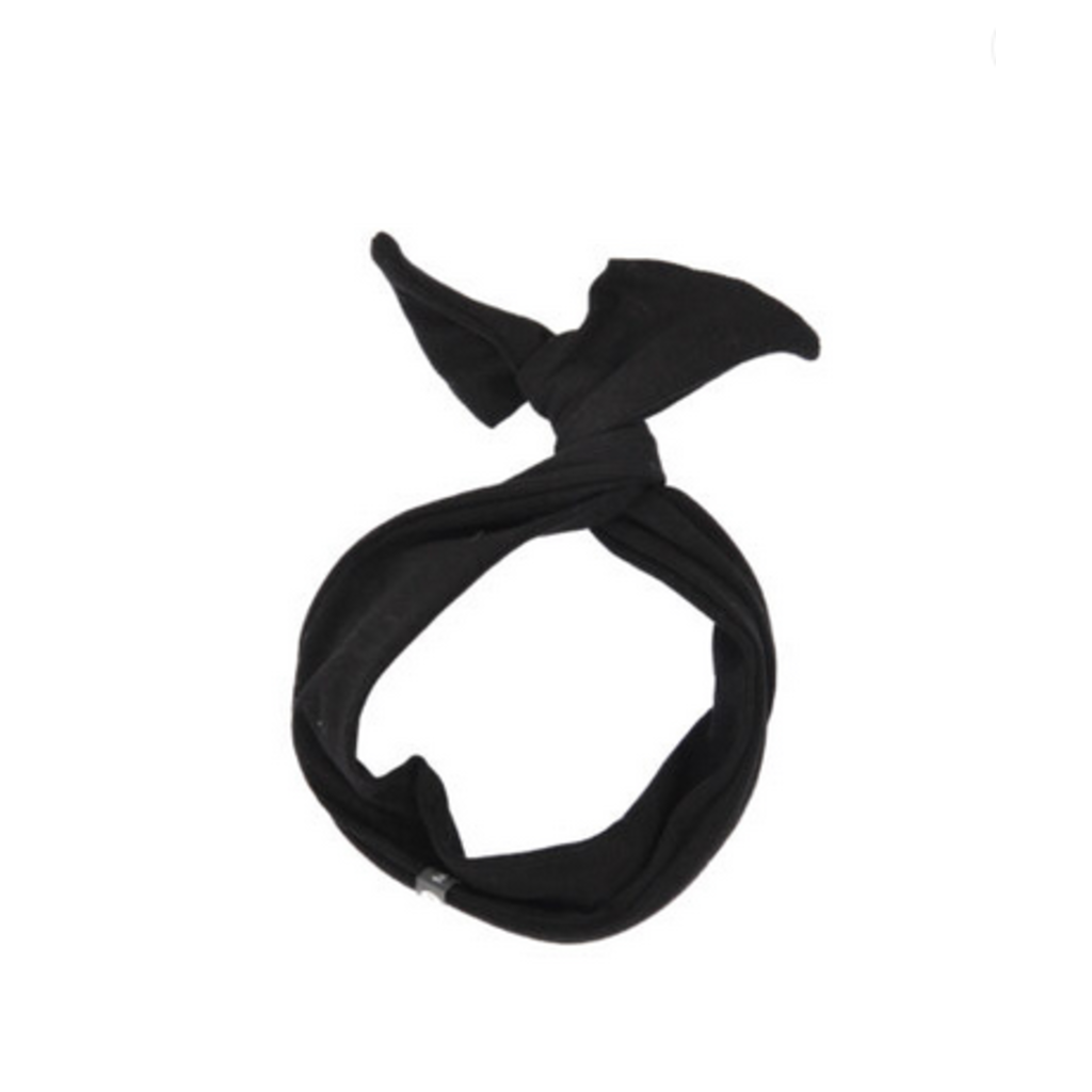 BALUCHON BANDEAUX TWIST TIGE TISSU RECYCLE NOIR