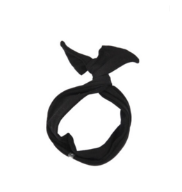 BALUCHON BANDEAUX TWIST TIGE TISSU RECYCLE NOIR