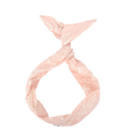 BALUCHON BANDEAUX TWIST TIGE BRODERIES ROSE