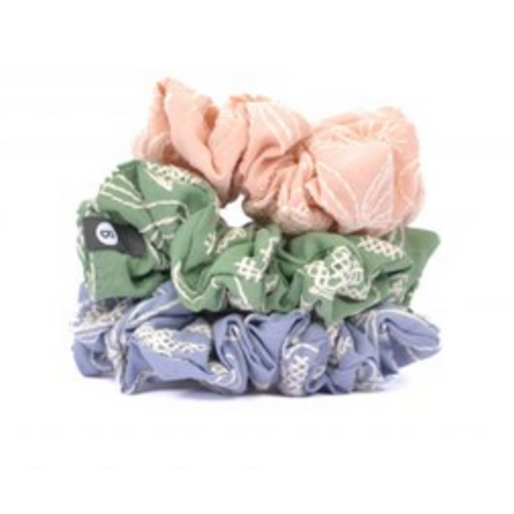 BALUCHON CHOUCHOU ELASTIQUE BRODERIES ROSE