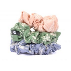 BALUCHON CHOUCHOU ELASTIQUE BRODERIES ROSE