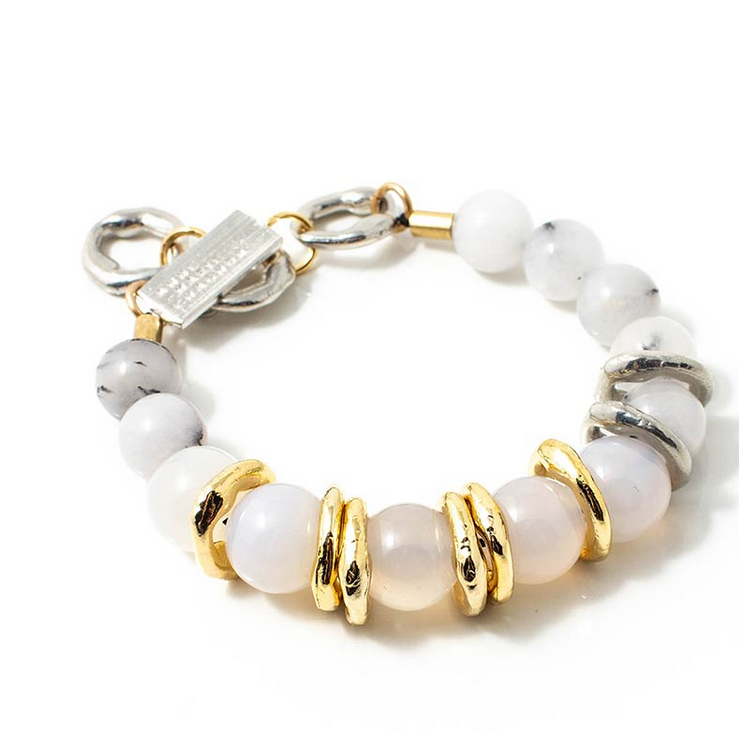 ANNE MARIE CHAGNON BRACELET SOHA QUARTZ ET DUO